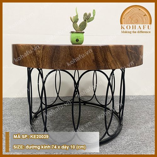 Round Epoxy Table KE20039
