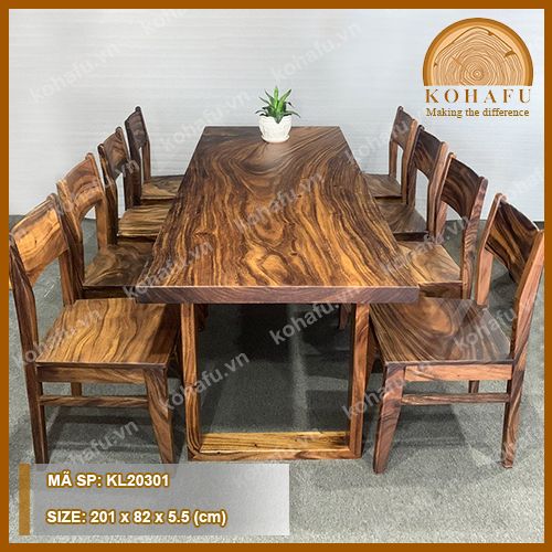 MẶT BÀN DÀI GỖ ME TÂY KL20301