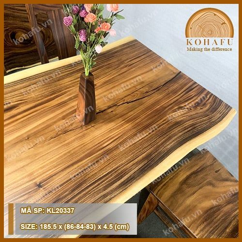 BÀN DÀI GỖ ME TÂY KL20337