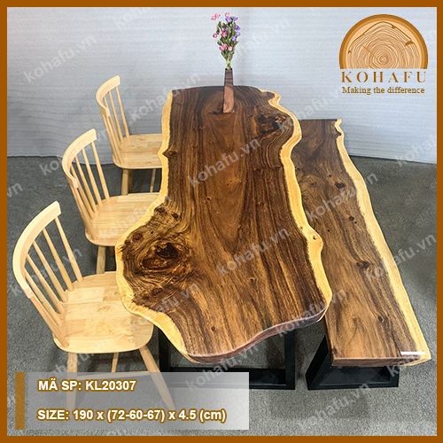BÀN DÀI GỖ ME TÂY KL20307