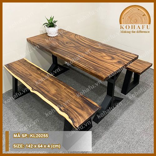 BÀN DÀI GỖ ME TÂY KL20255