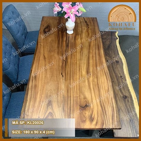 MẶT BÀN DÀI GỖ ME TÂY KL20026