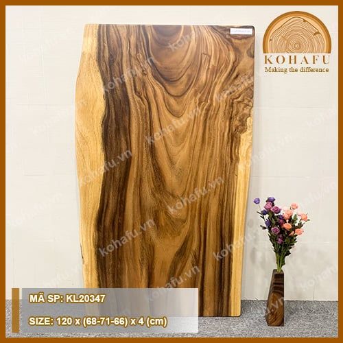 MẶT BÀN DÀI GỖ ME TÂY KL20347