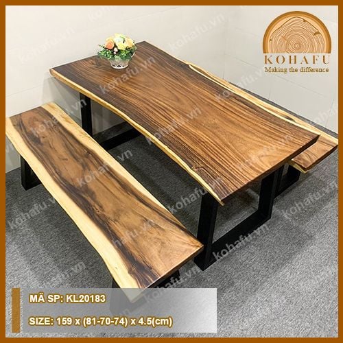 BÀN DÀI GỖ ME TÂY KL20183