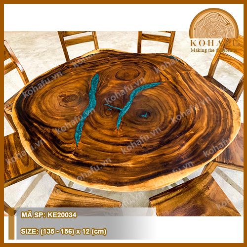 Round Epoxy Table KE20034
