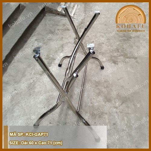 CHÂN INOX GẤP KCI-GAP71