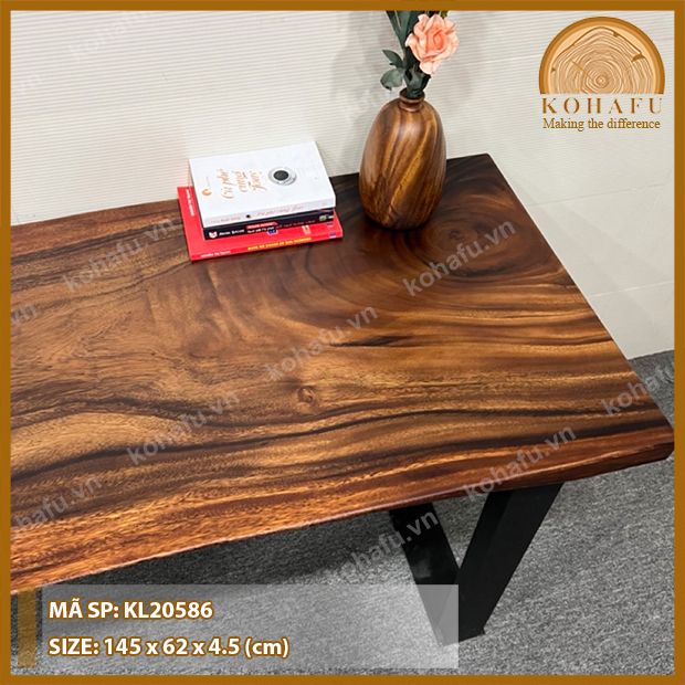MẶT BÀN DÀI GỖ ME TÂY KL20586