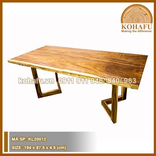 BÀN DÀI GỖ ME TÂY KL20012