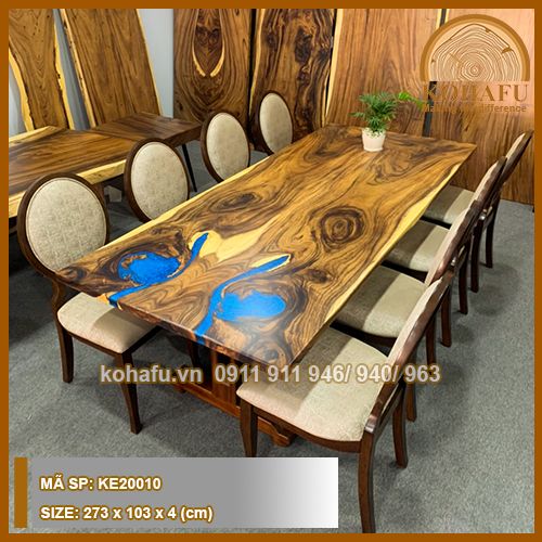 Mặt bàn dài Epoxy KE20010