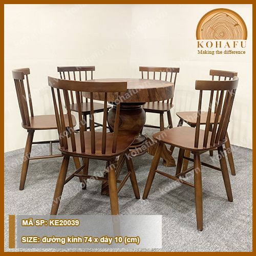 Round Epoxy Table KE20039