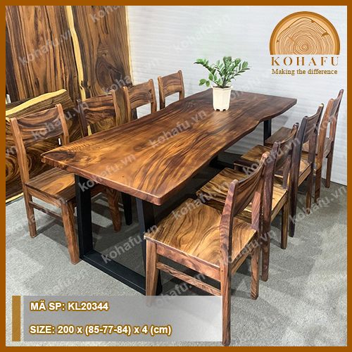 BÀN DÀI GỖ ME TÂY KL20344