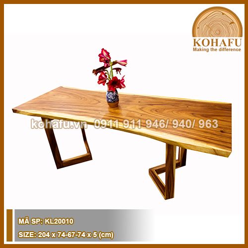 BÀN DÀI GỖ ME TÂY KL20010