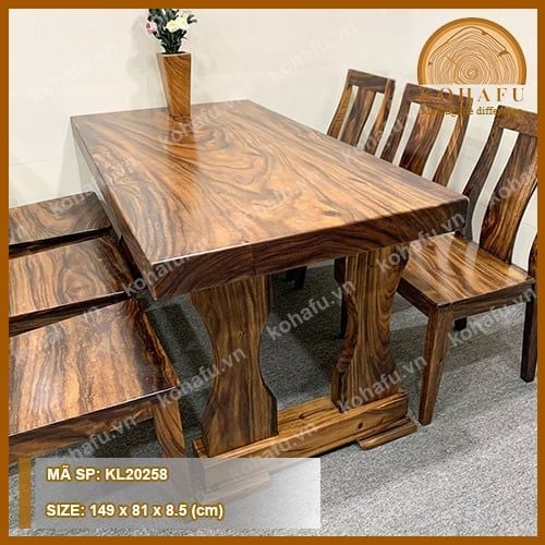 BÀN DÀI GỖ ME TÂY KL20258
