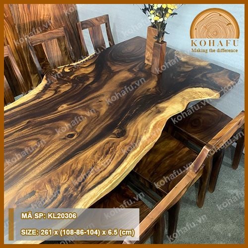 MẶT BÀN DÀI GỖ ME TÂY KL20306