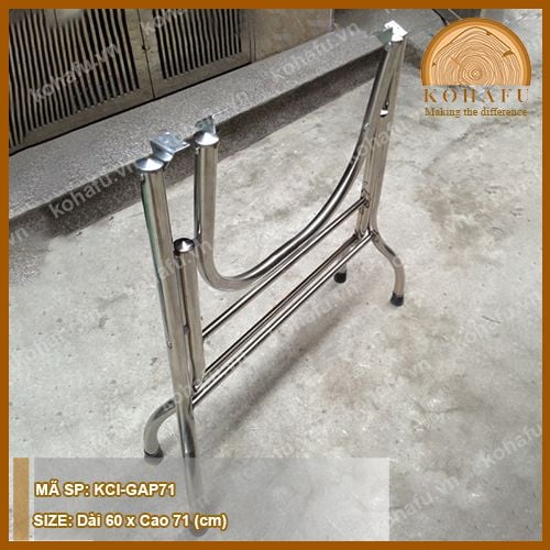CHÂN INOX GẤP KCI-GAP71