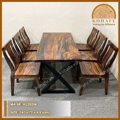 BÀN DÀI GỖ ME TÂY KL20256