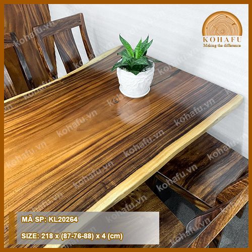 MẶT BÀN DÀI GỖ ME TÂY KL20264