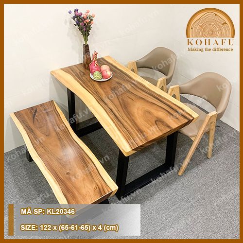BÀN DÀI GỖ ME TÂY KL20346