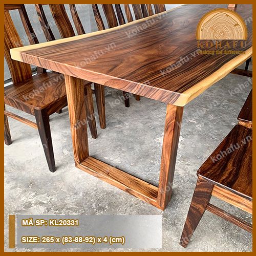 MẶT BÀN DÀI GỖ ME TÂY KL20331
