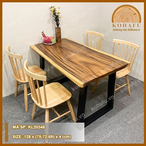 BÀN DÀI GỖ ME TÂY KL20348