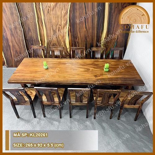 BÀN DÀI GỖ ME TÂY KL20261