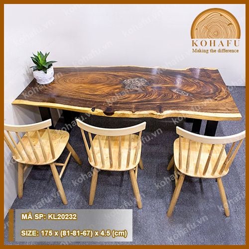 MẶT BÀN DÀI GỖ ME TÂY KL20232