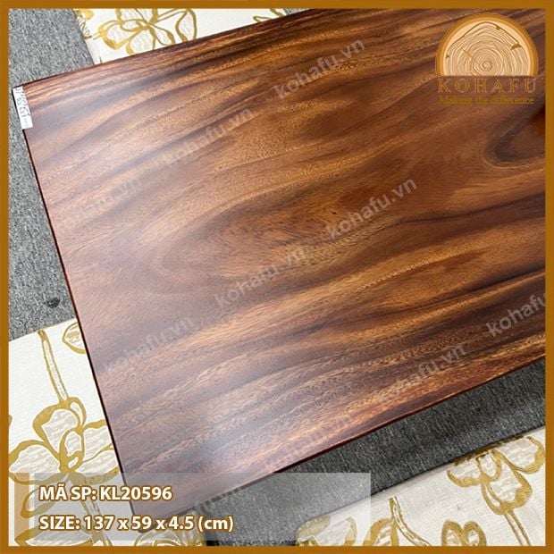 MẶT BÀN DÀI GỖ ME TÂY KL20596