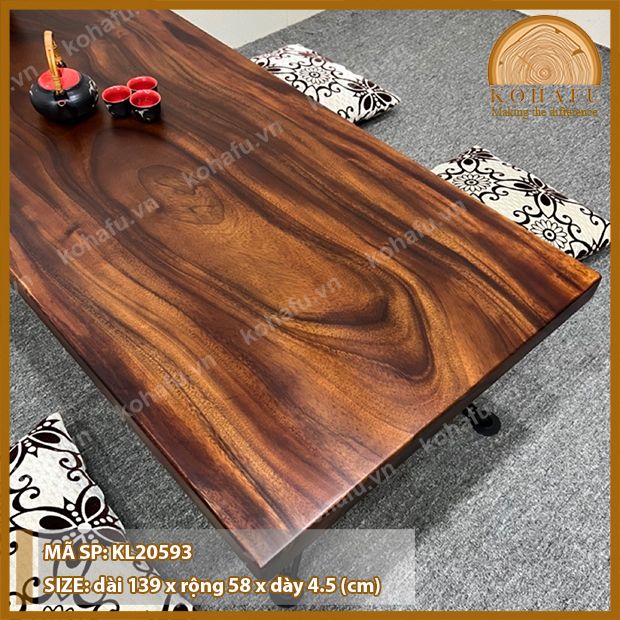 MẶT BÀN DÀI GỖ ME TÂY KL20593