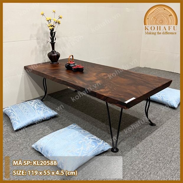 MẶT BÀN DÀI GỖ ME TÂY KL20588