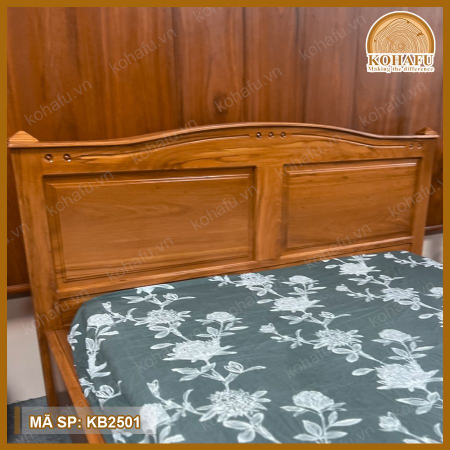 Giường Ngủ Gỗ Gõ Đỏ KB2501