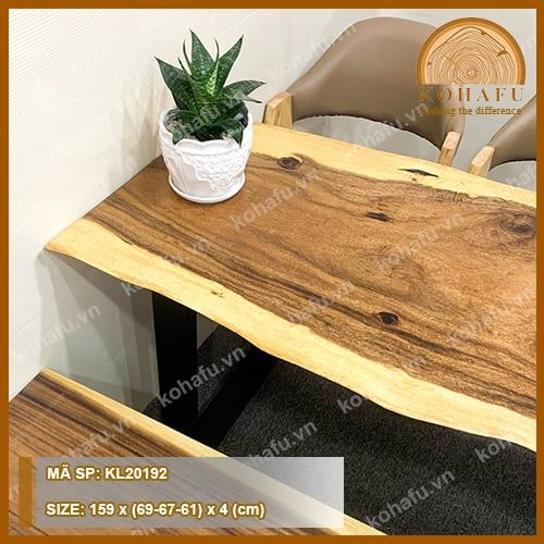 MẶT BÀN DÀI GỖ ME TÂY KL20192