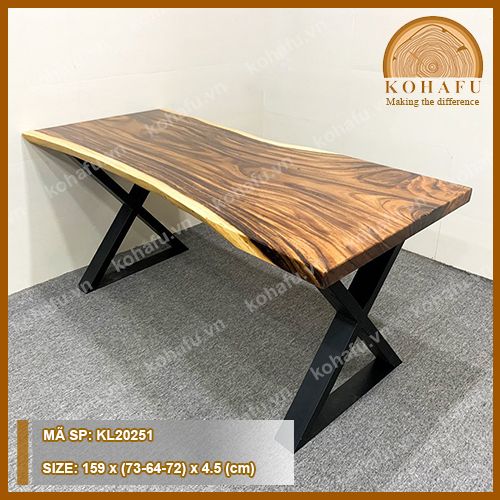 BÀN DÀI GỖ ME TÂY KL20251