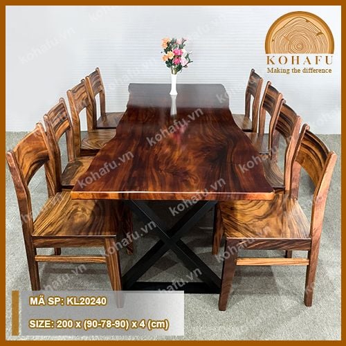 BÀN DÀI GỖ ME TÂY KL20240