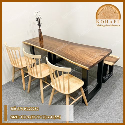 BÀN DÀI GỖ ME TÂY KL20252