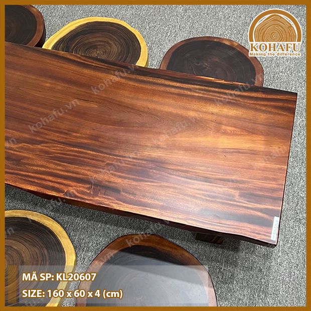 MẶT BÀN DÀI GỖ ME TÂY KL20607