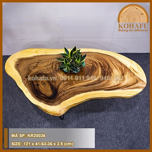 BÀN TRÒN GỖ ME TÂY KR20036