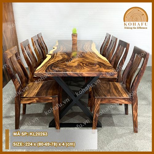 BÀN DÀI GỖ ME TÂY KL20263
