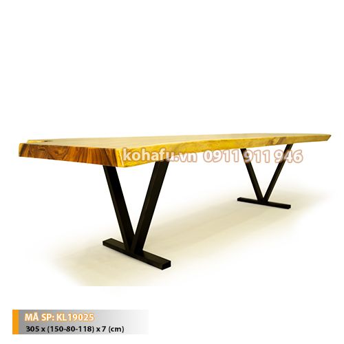 BÀN DÀI GỖ ME TÂY KL19025