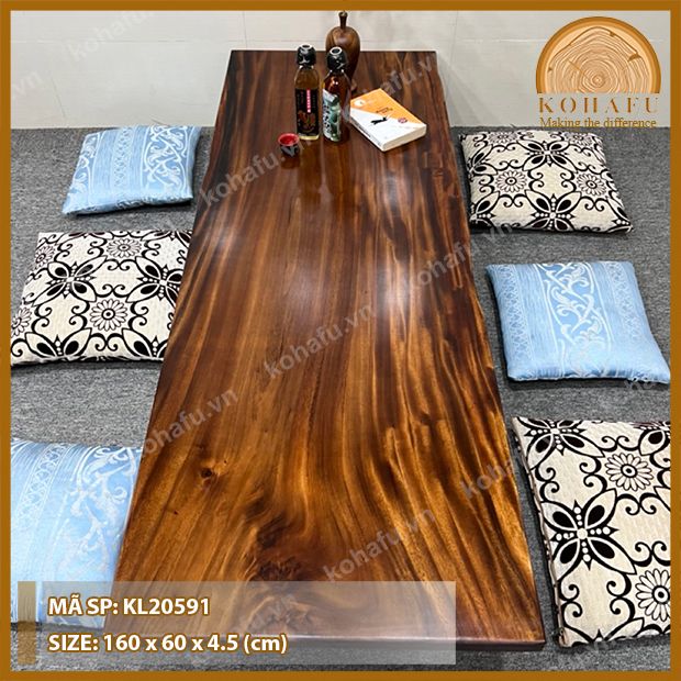 MẶT BÀN DÀI GỖ ME TÂY KL20591