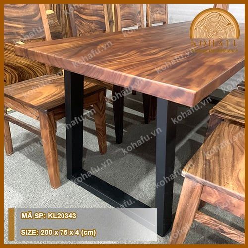 BÀN DÀI GỖ ME TÂY KL20343