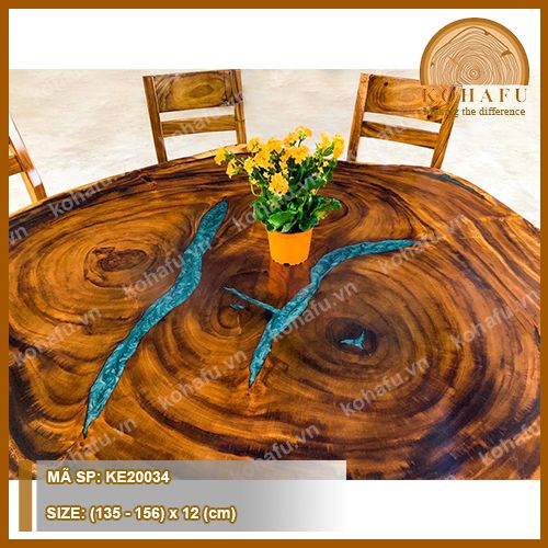Round Epoxy Table KE20034