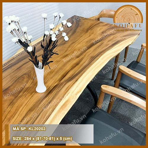 MẶT BÀN DÀI GỖ ME TÂY KL20203