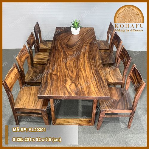 MẶT BÀN DÀI GỖ ME TÂY KL20301