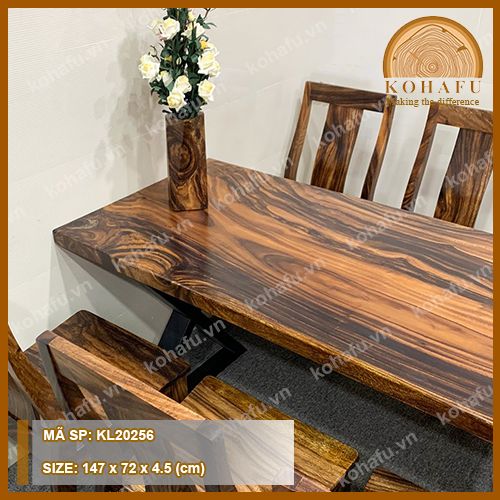 BÀN DÀI GỖ ME TÂY KL20256