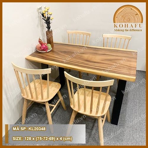 BÀN DÀI GỖ ME TÂY KL20348
