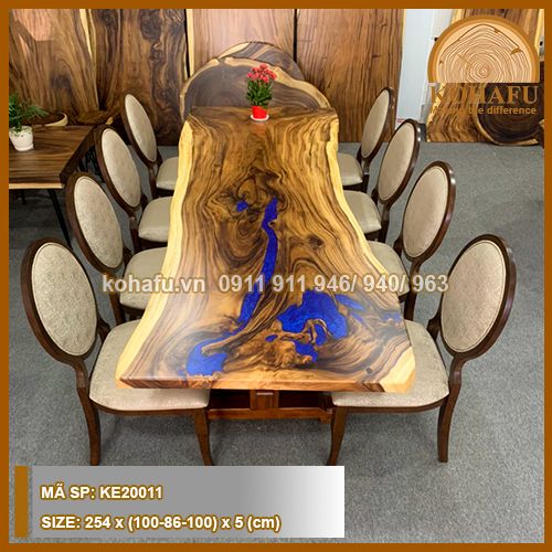 Mặt bàn dài Epoxy KE20011