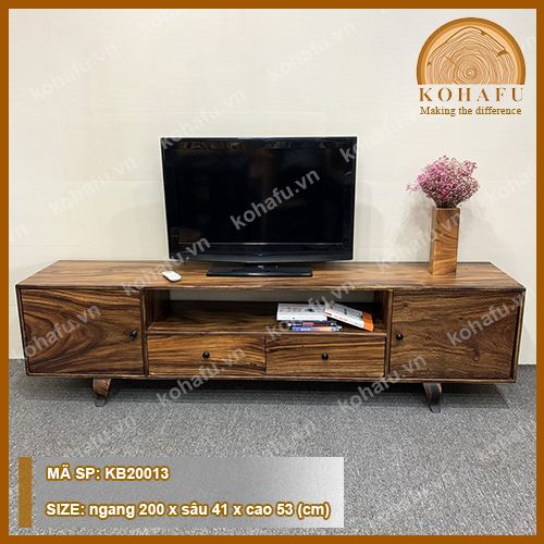 KỆ TIVI GỖ ME TÂY KB20013
