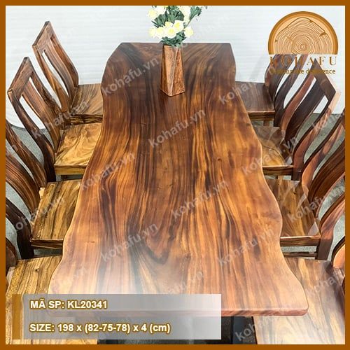 BÀN DÀI GỖ ME TÂY KL20341