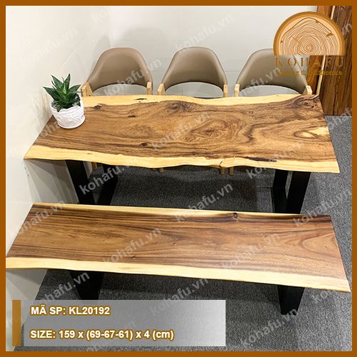 MẶT BÀN DÀI GỖ ME TÂY KL20192
