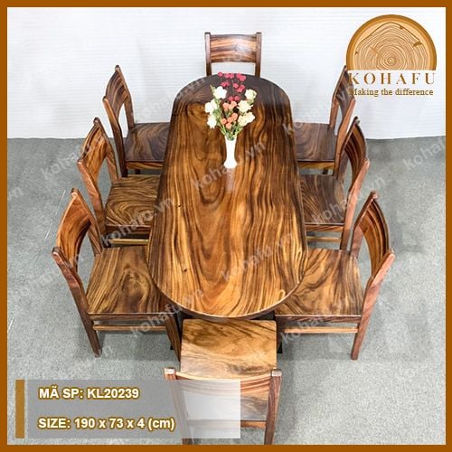 BÀN DÀI GỖ ME TÂY KL20239